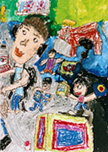 富山第一銀行　創立６０周年記念小学生図画コンクール「わたしの家族をかきましょう」