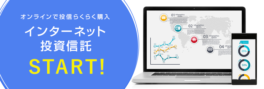オンラインで投信らくらく購入　インターネット投資信託